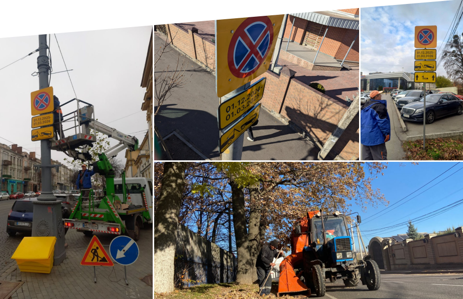 У Вінниці вводять сезонні обмеження на паркування взимку