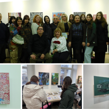 Мистецький «Тиждень Коцюбинського»: у Вінниці презентували виставку робіт місцевих художників