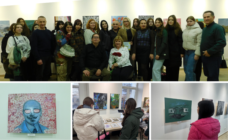Мистецький «Тиждень Коцюбинського»: у Вінниці презентували виставку робіт місцевих художників