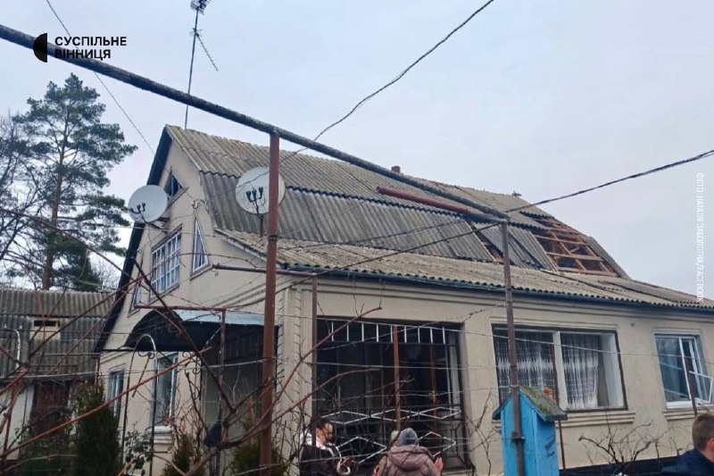 У результаті обстрілів рф на Вінниччині пошкоджено 14 будинків (фото)