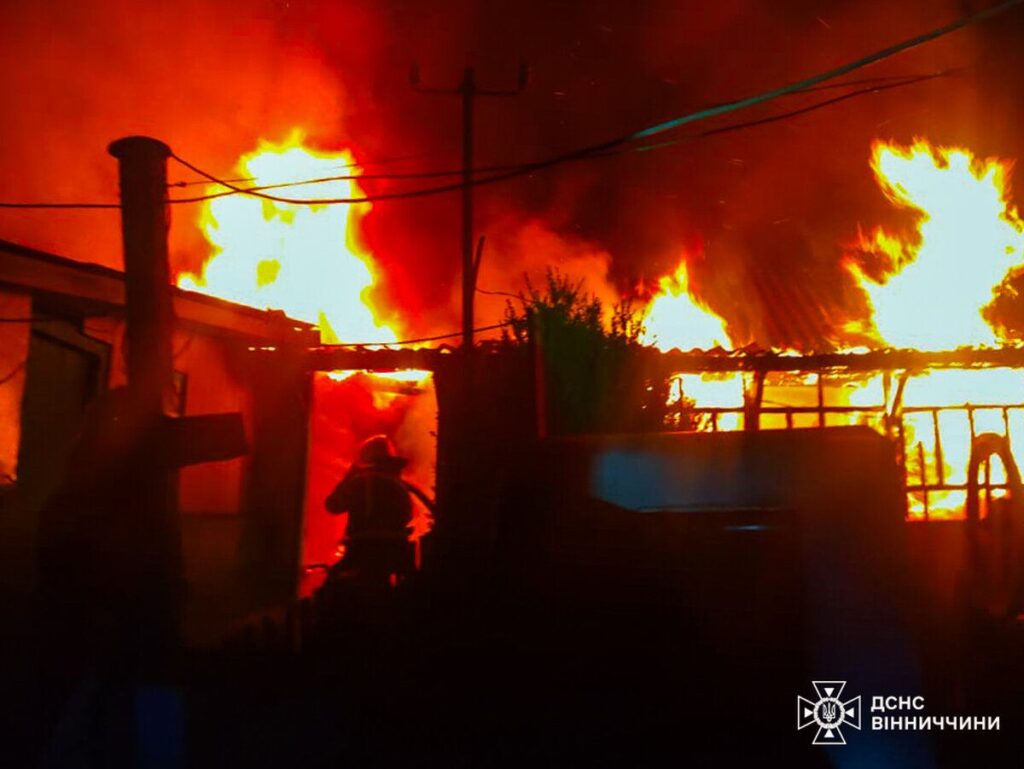 Минулої доби рятувальники Вінниччини пять разів ліквідовували пожежі