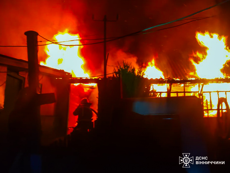 Минулої доби рятувальники Вінниччини п’ять разів ліквідовували пожежі