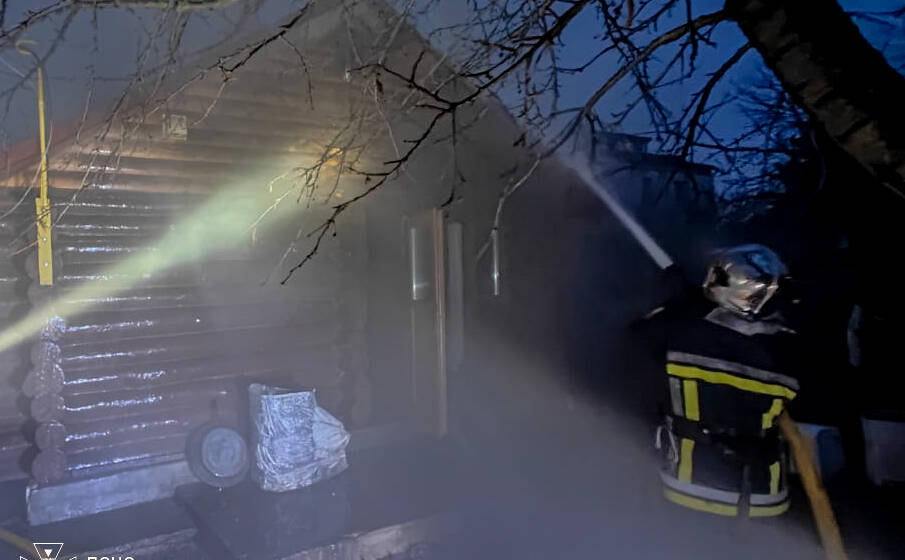 На Вінниччині за добу сталися п’ять пожеж: горіли житлові будинки, господарча споруда та сауна