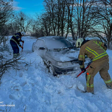 Наслідки негоди на Вінниччині: рятувальники сім разів виїжджали на допомогу