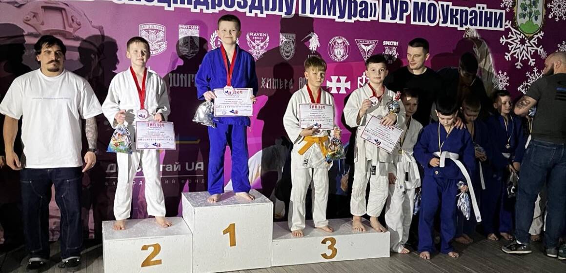 Юні вінницькі дзюдоїсти вибороли 24 нагороди на «Новорічному турнірі»