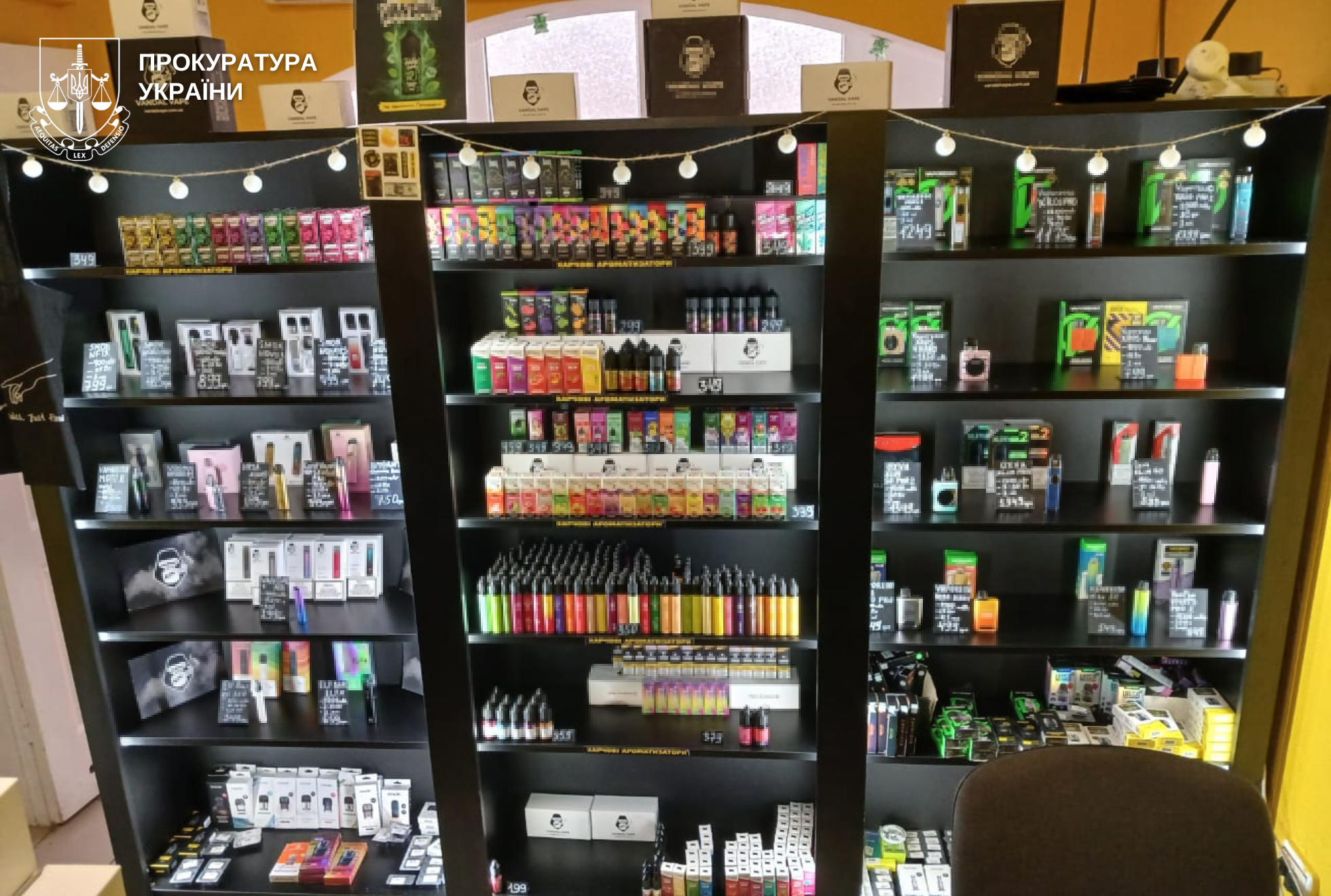 Понад 60 нелегальних магазинів із продукцією для куріння закрили на Вінниччині