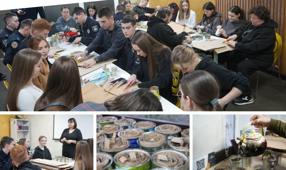 Вінничани виготовили близько 500 окопних свічок для військових