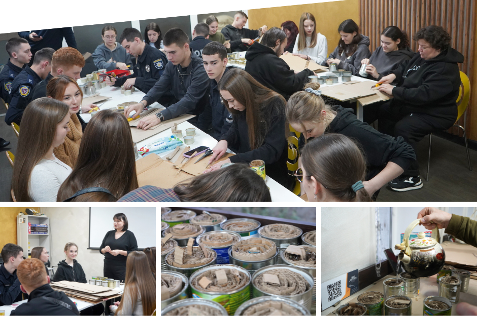 Вінничани виготовили близько 500 окопних свічок для військових