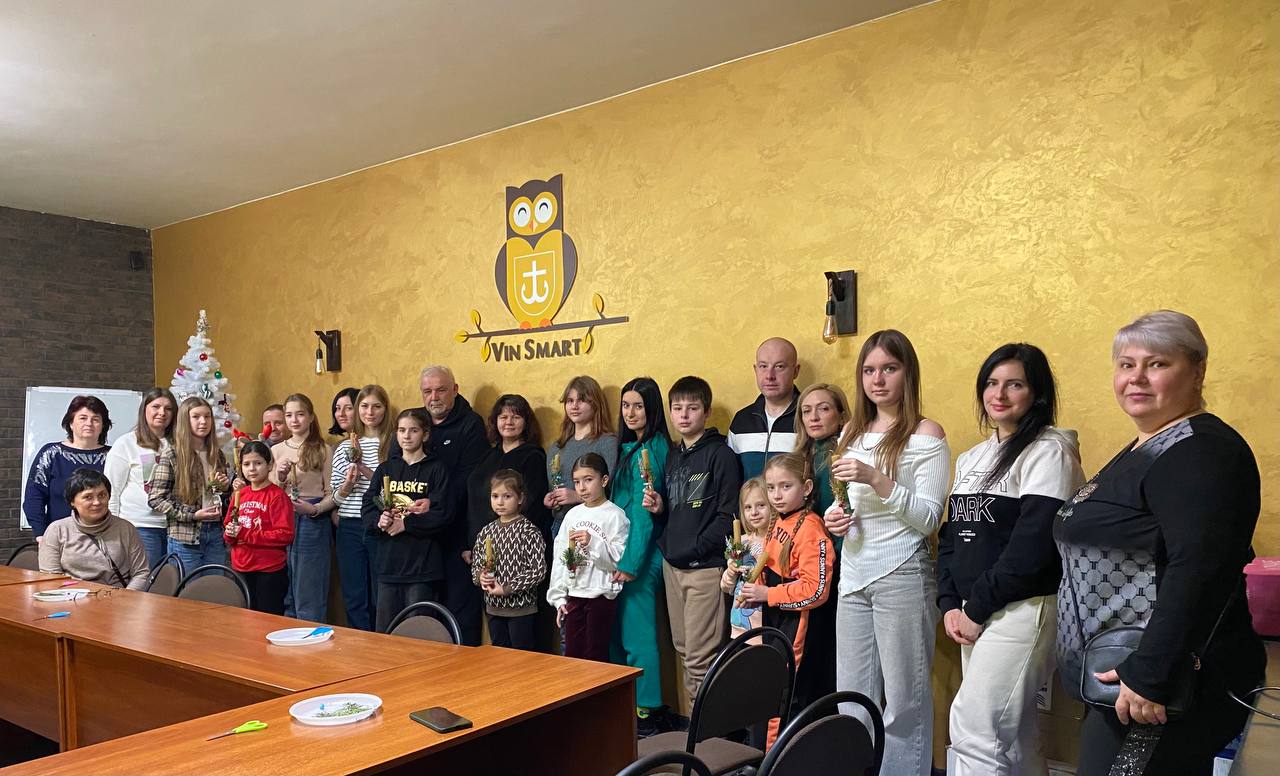 У Вінниці влаштували майстерклас з виготовлення різдвяної свічки