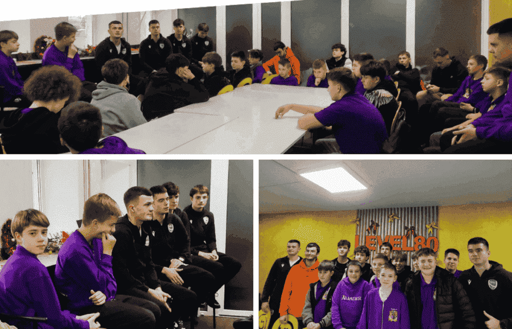 У Вінниці відбулася мотиваційна зустріч молоді з футболістами ФК «Нива»