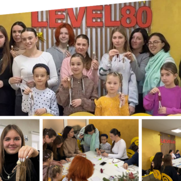 Вінничан навчали виготовляти брелок «Теплий чоловічок» у техніці макраме