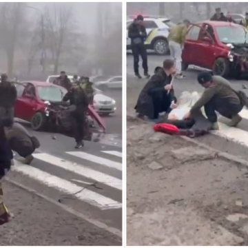 На Юності у Вінниці сталася ДТП: швидка забрала постраждалих