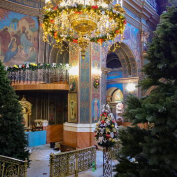 Як проходитимуть богослужіння у кафедральному соборі впродовж Різдвяного тижня