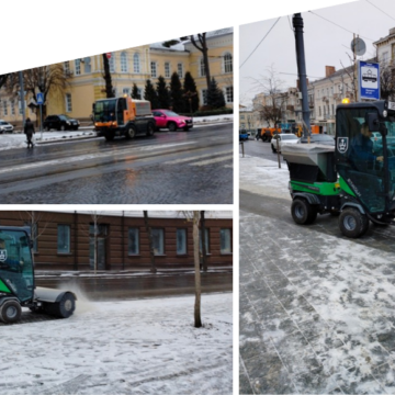 Вінницю засніжило: комунальні служби працюють у посиленому режимі