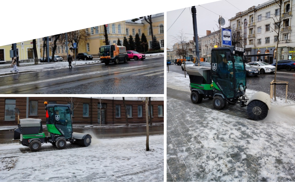 Вінницю засніжило: комунальні служби працюють у посиленому режимі