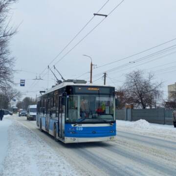 У Вінниці тимчасово збільшили інтервали руху трамваїв і тролейбусів