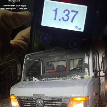 На Вінниччині затримали п’яного водія вантажівки