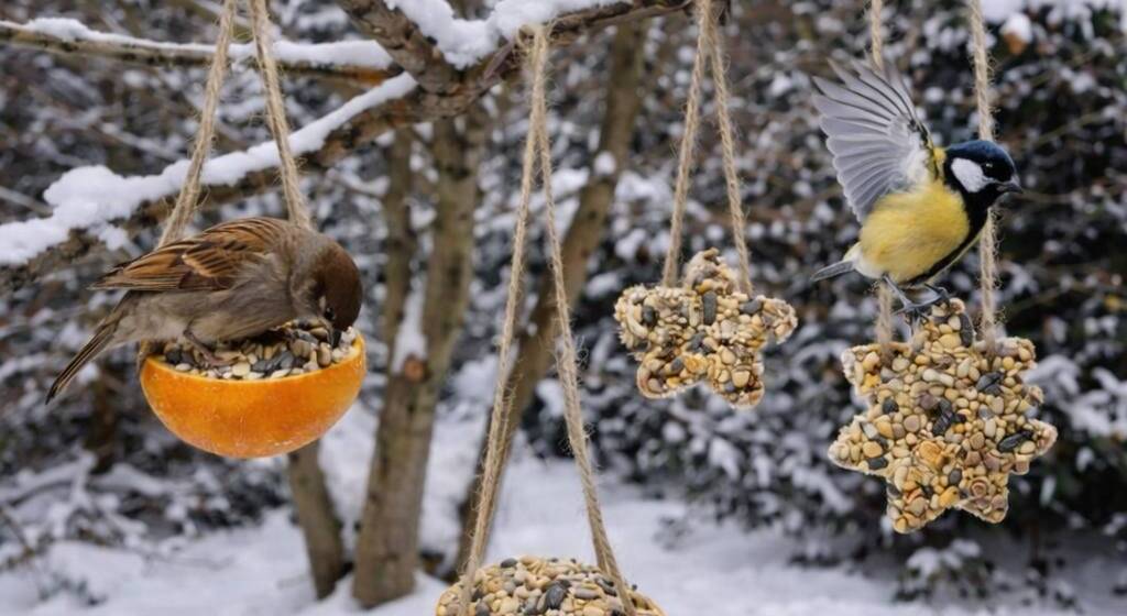 Пташиний ресторан: як зробити стильну та корисну екогодівничку