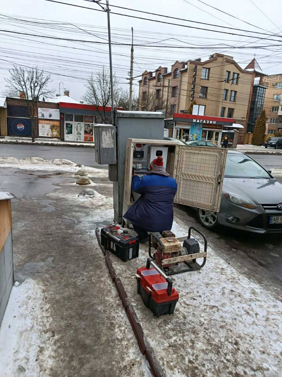У Вінниці через аварійні відключення світлофори на окремих перехрестях працюватимуть із перебоями