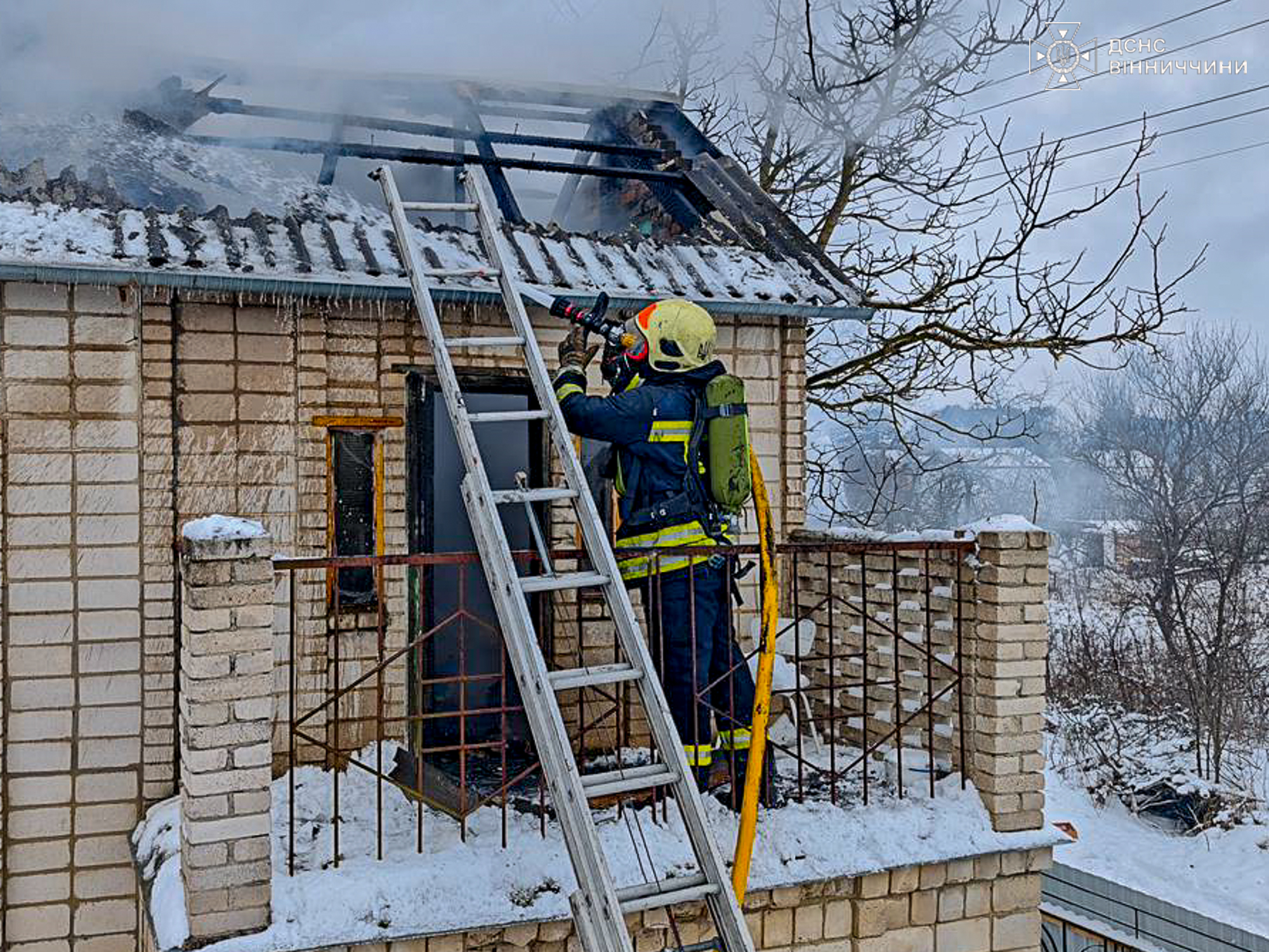 На Вінниччині внаслідок пожежі загинув 58-річний чоловік