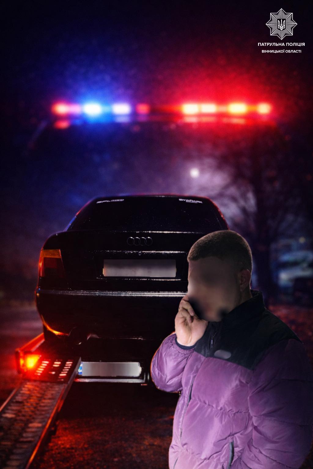 Нічні перегони під час комендантської години: у Вінниці затримали нетверезого водія