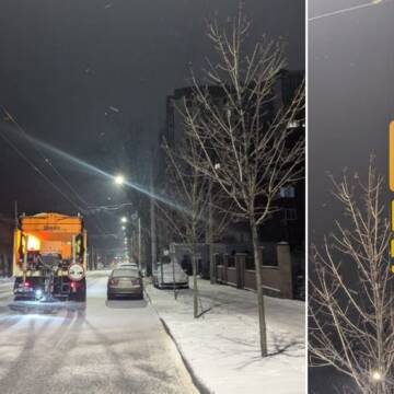 На кількох вулицях Вінниці встановили тимчасові дорожні знаки щодо паркування взимку