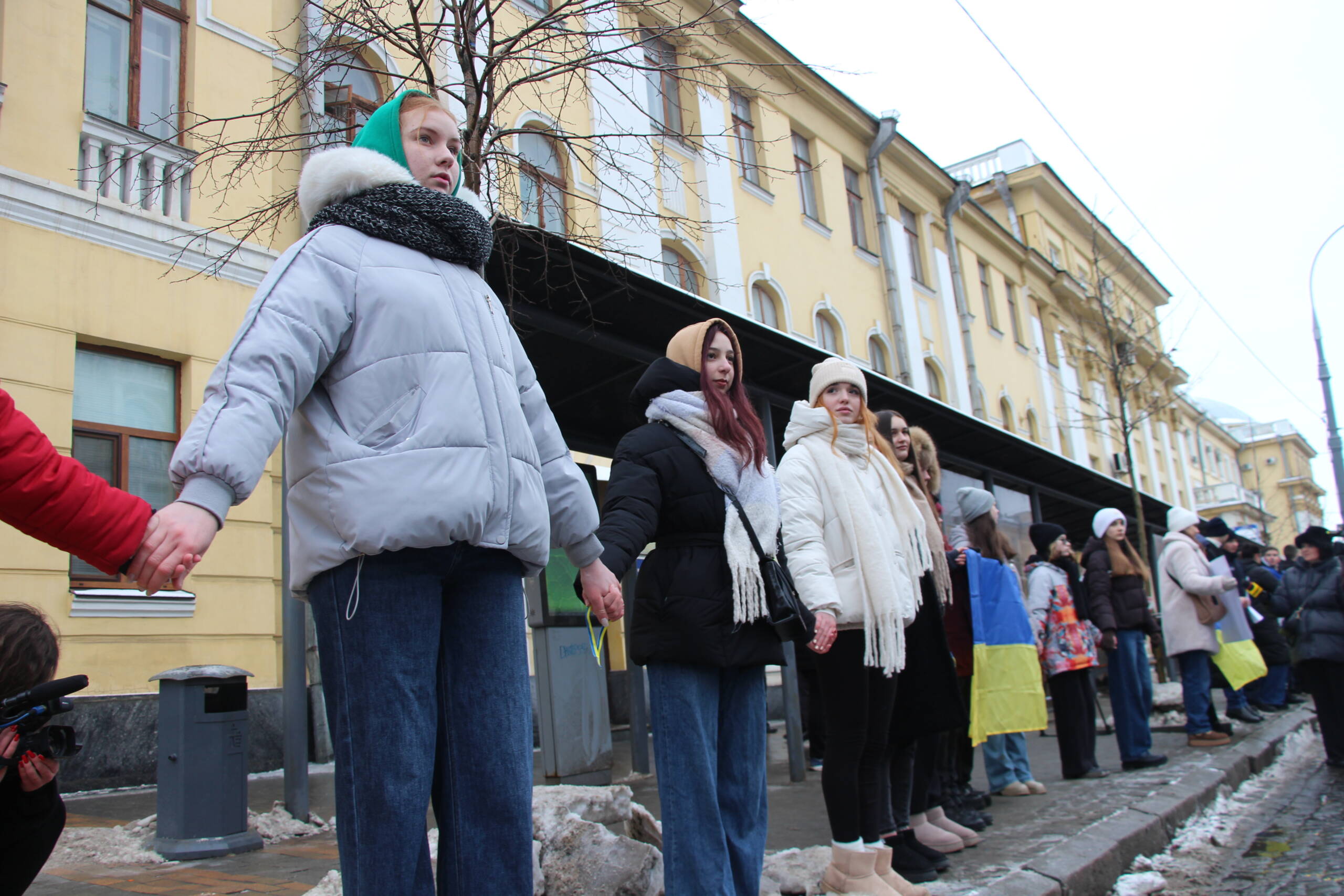 97 У Вінниці до Дня Соборності створили «Живий ланцюг єднання»
