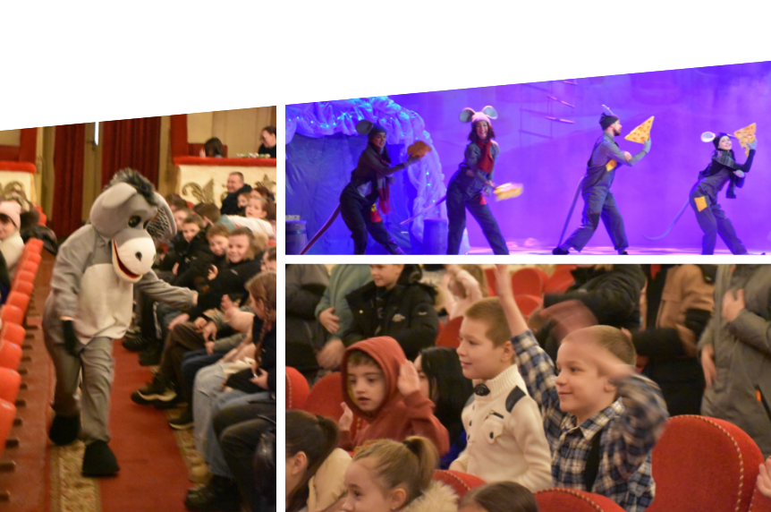 Вихованці центру «Гармонія» побували на новорічній виставі в театрі ім. Садовського