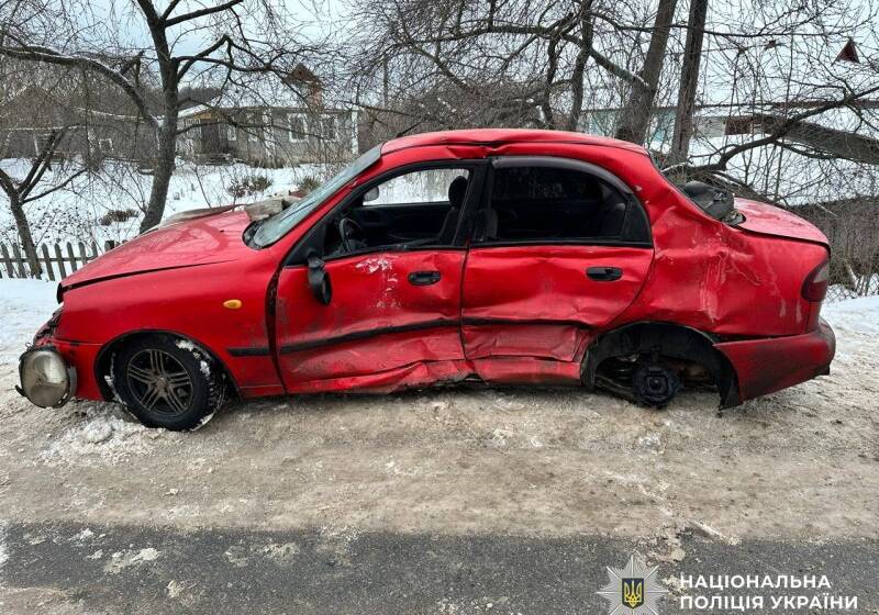 На Вінниччині сталася ДТП, водія доставлено до лікарні