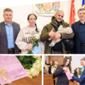 У Вінниці привітали родини малюків, народжених у новорічні свята 2026 року