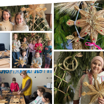 РОГОЗА 23.01.2026 (1) У Вінниці дітей навчали плетінню з рогози