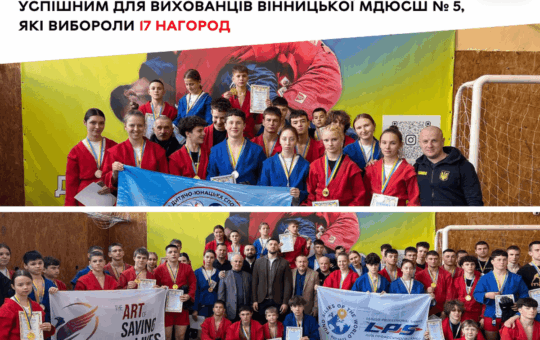 Вінницькі самбісти вибороли 17 нагород на чемпіонаті області