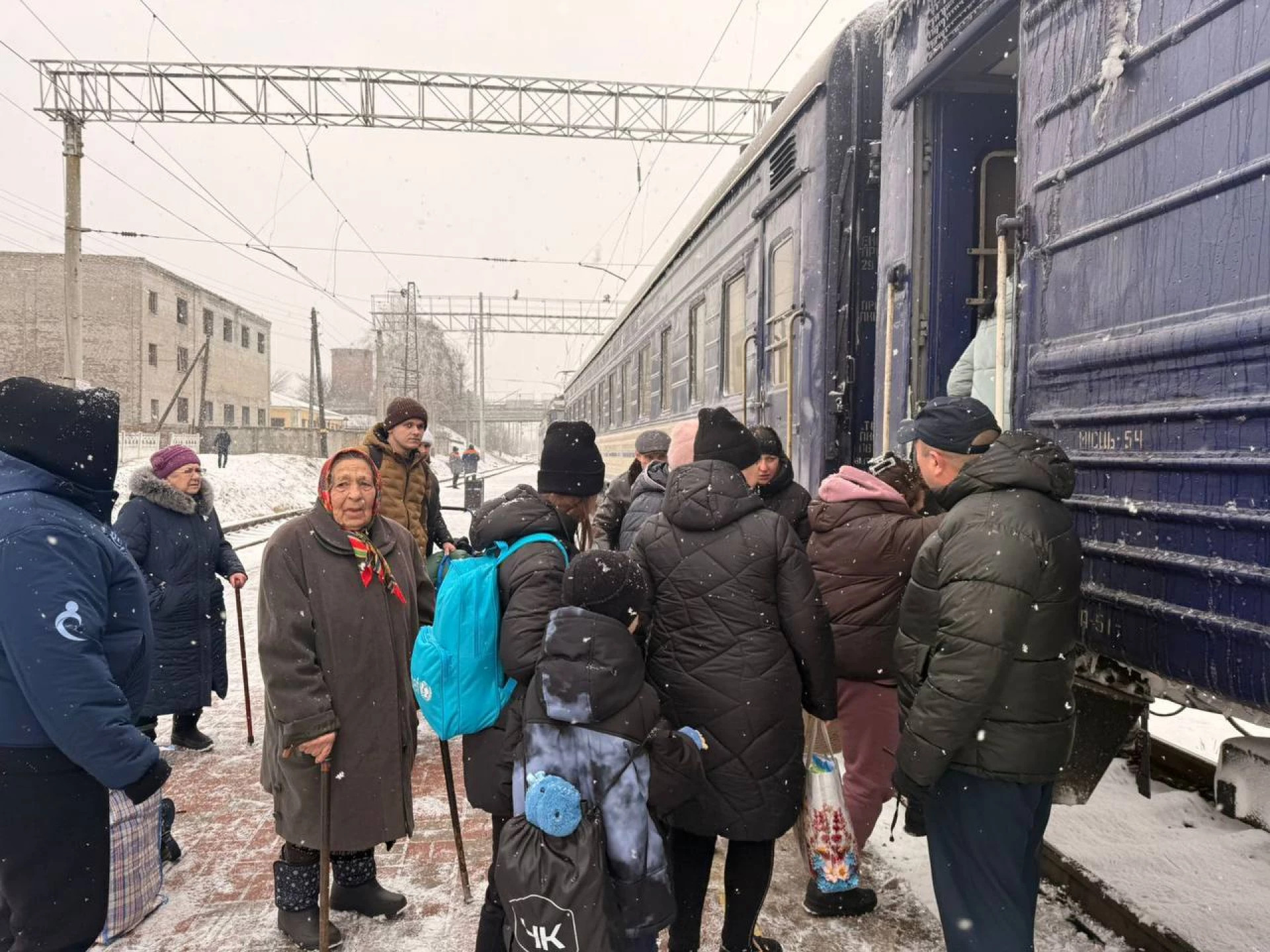 До Вінниці та інших міст прибув евакуаційний потяг із переселенцями