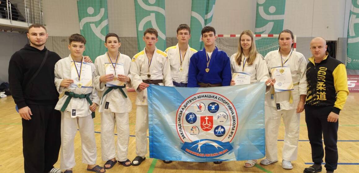 Вінницькі спортсмени здобули 6 золотих медалей на чемпіонаті області з дзюдо