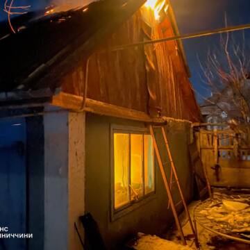 На Вінниччині рятувальники ліквідували п’ять пожеж у житловому секторі