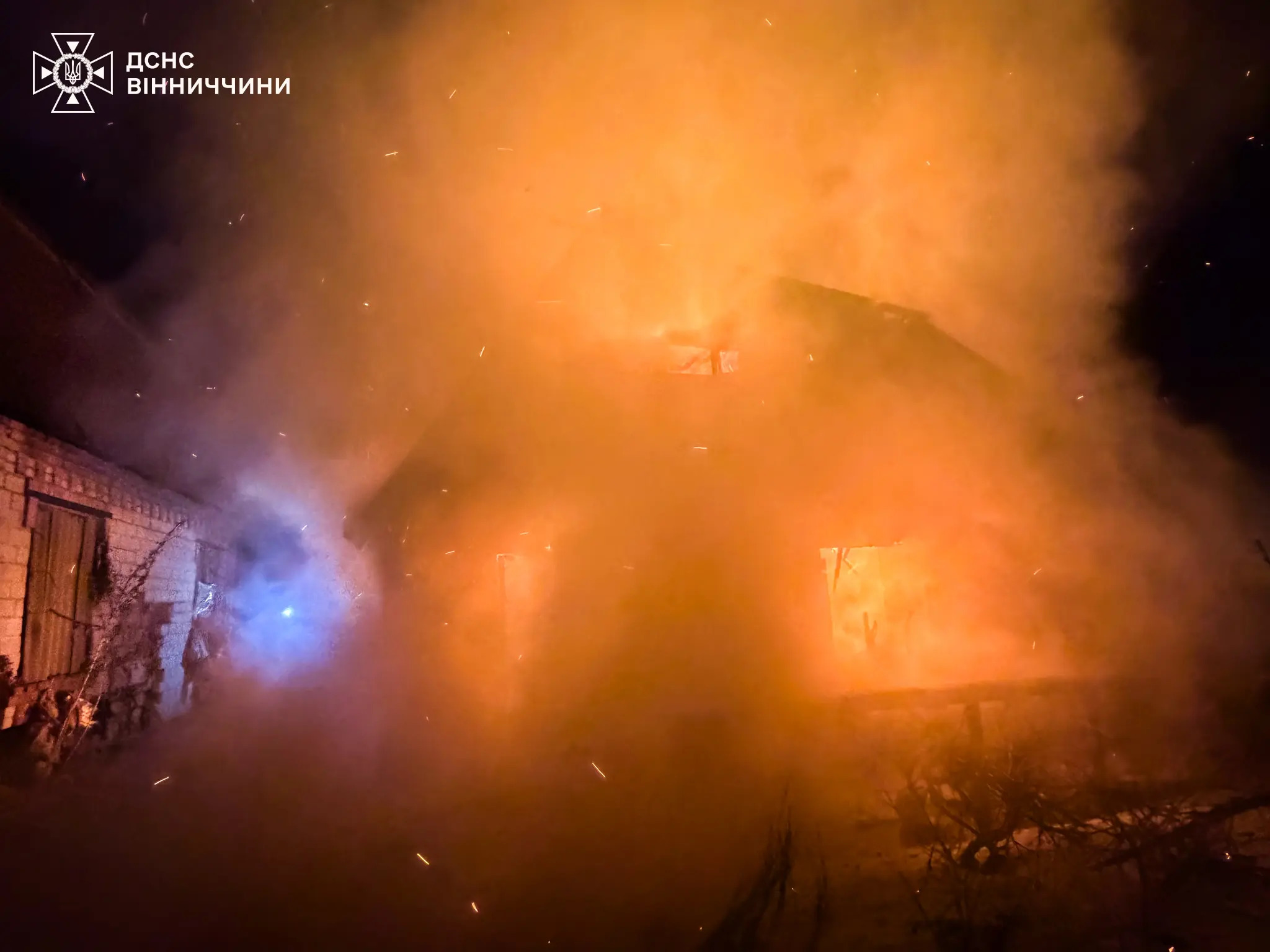 На Вінниччині вночі у пожежі загинув 70-річний чоловік