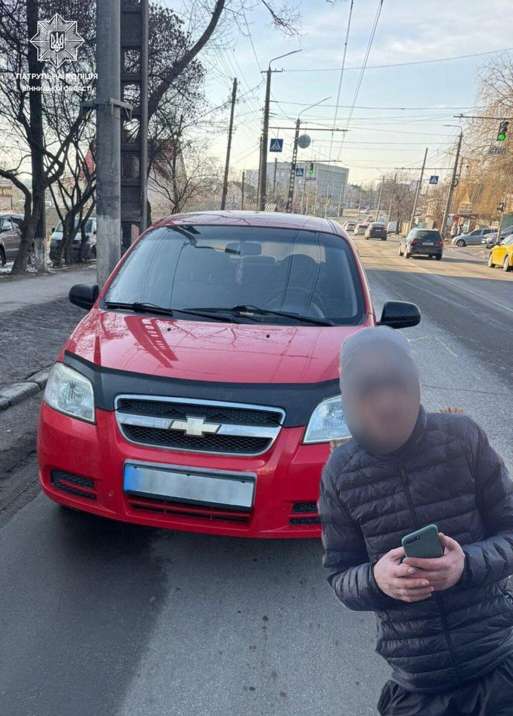 У Вінниці патрульні зупинили водія без прав та з ознаками наркотичного сп’яніння