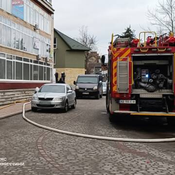 Горів торговельний центр на Вінниччині