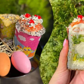 В Україні почали готувати суші-паски до Великодня