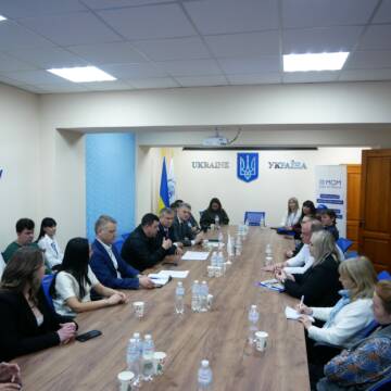 Представники країн-донорів Міжнародної організації з міграції зацікавились роботою вінницького Центру ветеранського розвитку