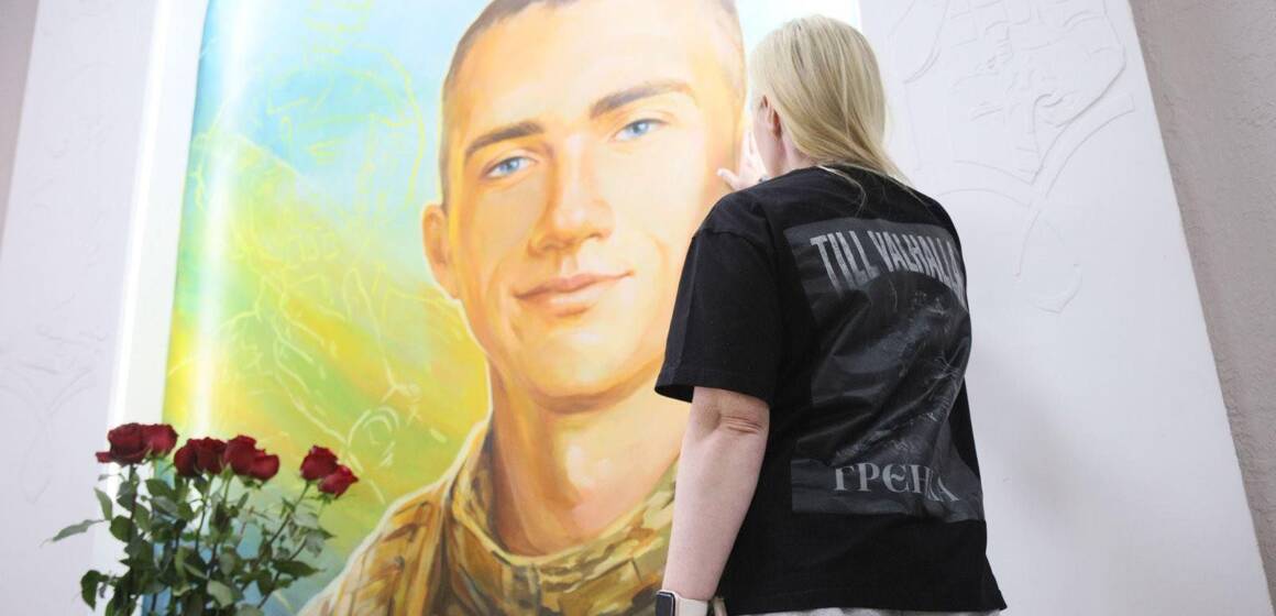 У Вінниці відкрили мурал на честь Героя Назарія Гринцевича