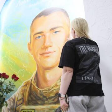 У Вінниці відкрили мурал на честь Героя Назарія Гринцевича