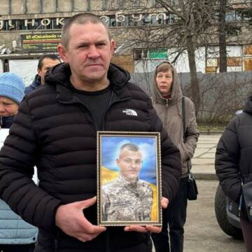 У Вінниці під час хвилини мовчання вшанували пам’ять героя Ігоря Довганя