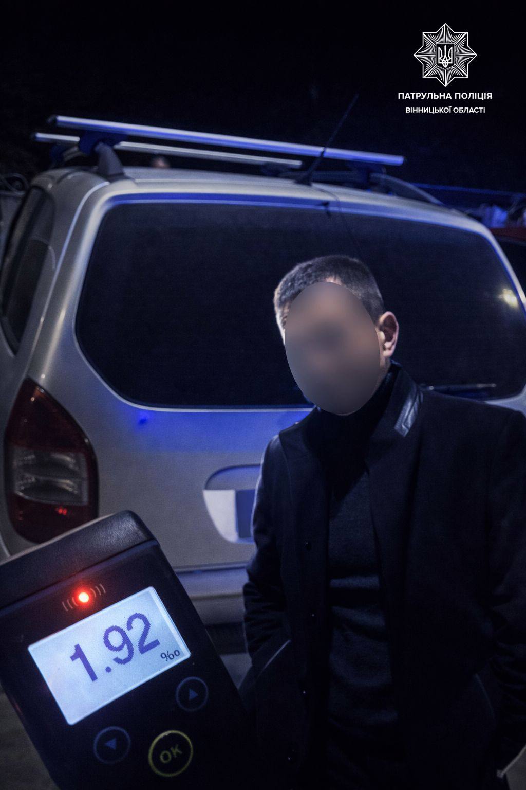 Перевищення норми в 10 разів та втеча: патрульні Вінниці затримали нетверезого водія