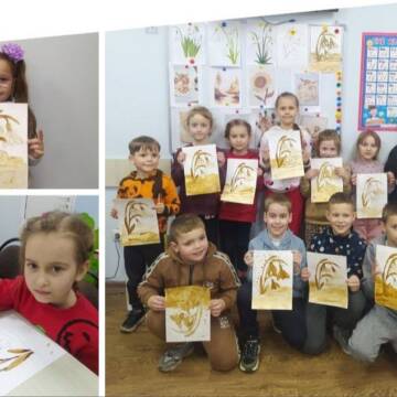 Підсніжники з ароматом кави: як у Вінниці малеча опановувала незвичний живопис