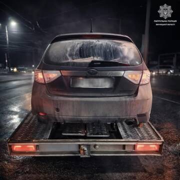 Патрульні зупинили водія без прав і під дією наркотиків