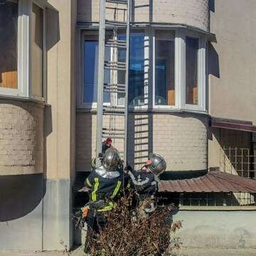 Заблоковані вдома: у Вінниці рятувальники допомогли мамі з 8-річним сином