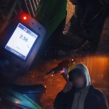 П’ять протоколів за одну ніч: вінницькі патрульні зупинили п’яного скутериста