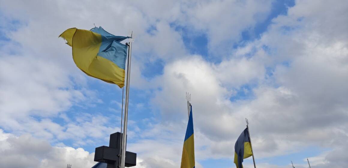 У Вінниці оновлюють прапори на Алеї Слави