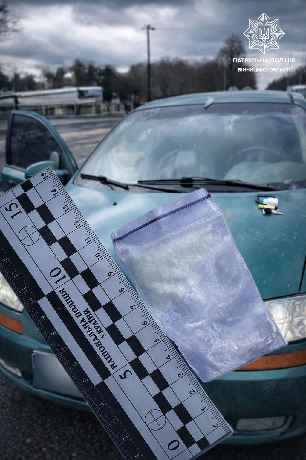 Водія з ознаками наркотичного сп’яніння зупинили на дорозі міжнародного значення